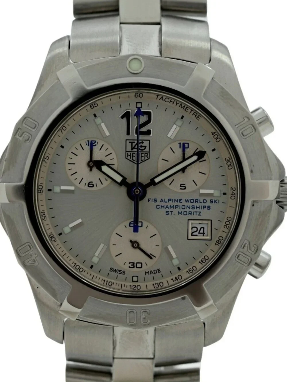 Tag Heuer 39mm Men's 2003 Exclusive World Ski Championships 240/700 Watch CN111C